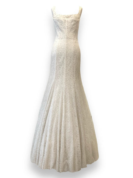 Rent: Lela Rose - Wedding Square Neck Mermaid Gown